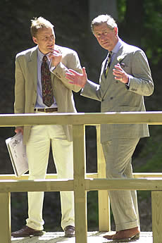 Nick Dawson and HRH the Prince of Wales